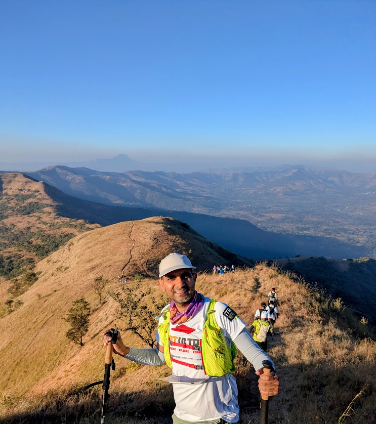 Pradeep Pant on trail