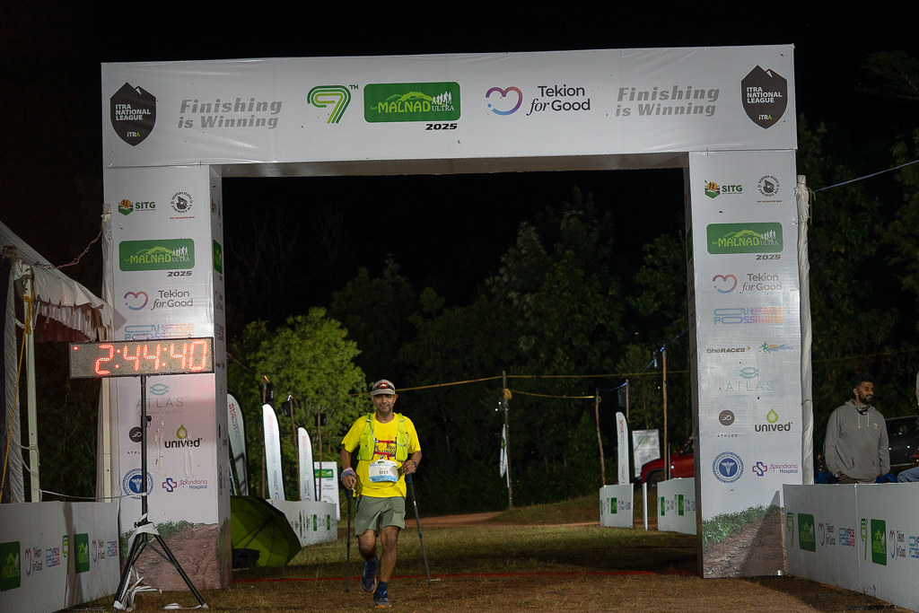 Malnad Ultra – PP at finish line